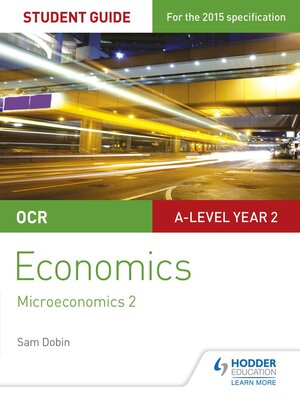 cover image of OCR A-level Economics Student Guide 3
